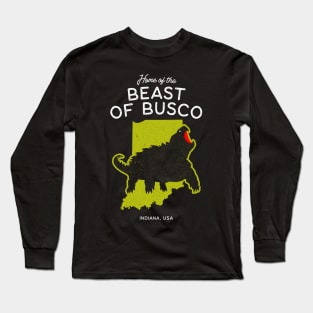 Home of the Beats of Busco – Indiana, USA Cryptid Long Sleeve T-Shirt